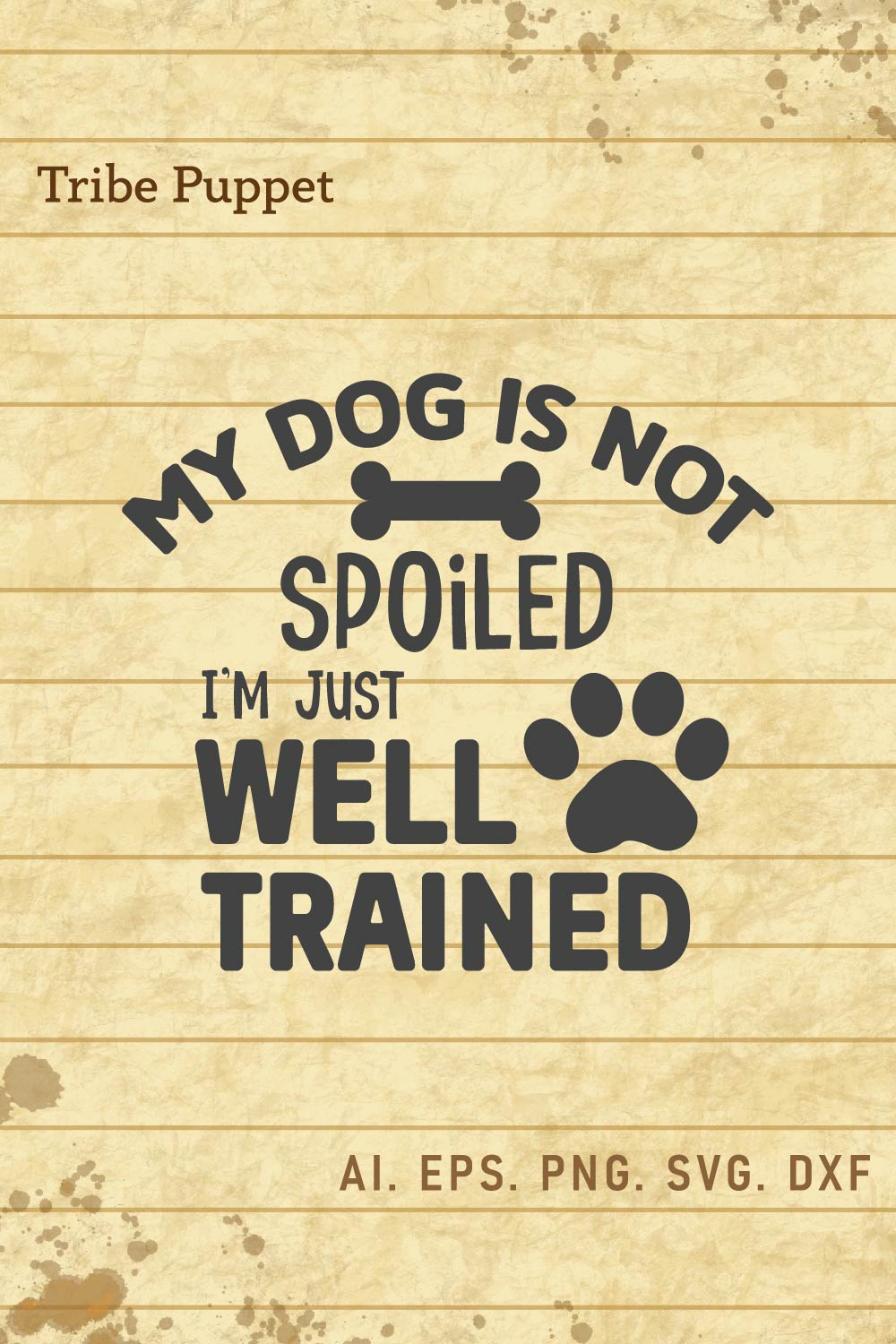 Dog Quotes pinterest preview image.