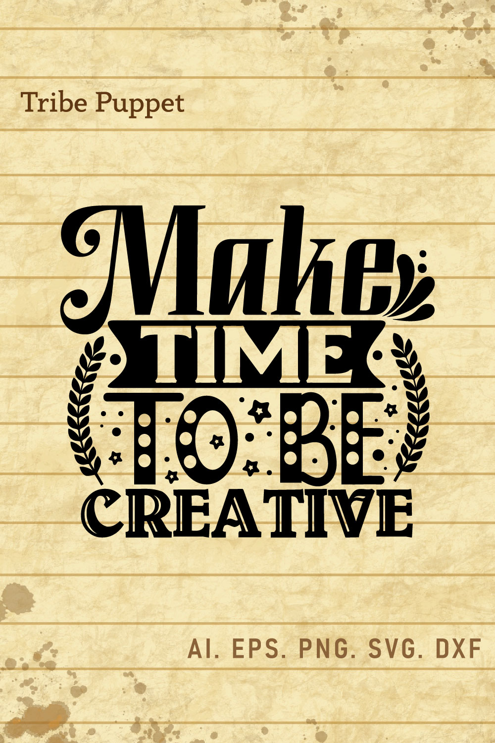 Craft Typography pinterest preview image.