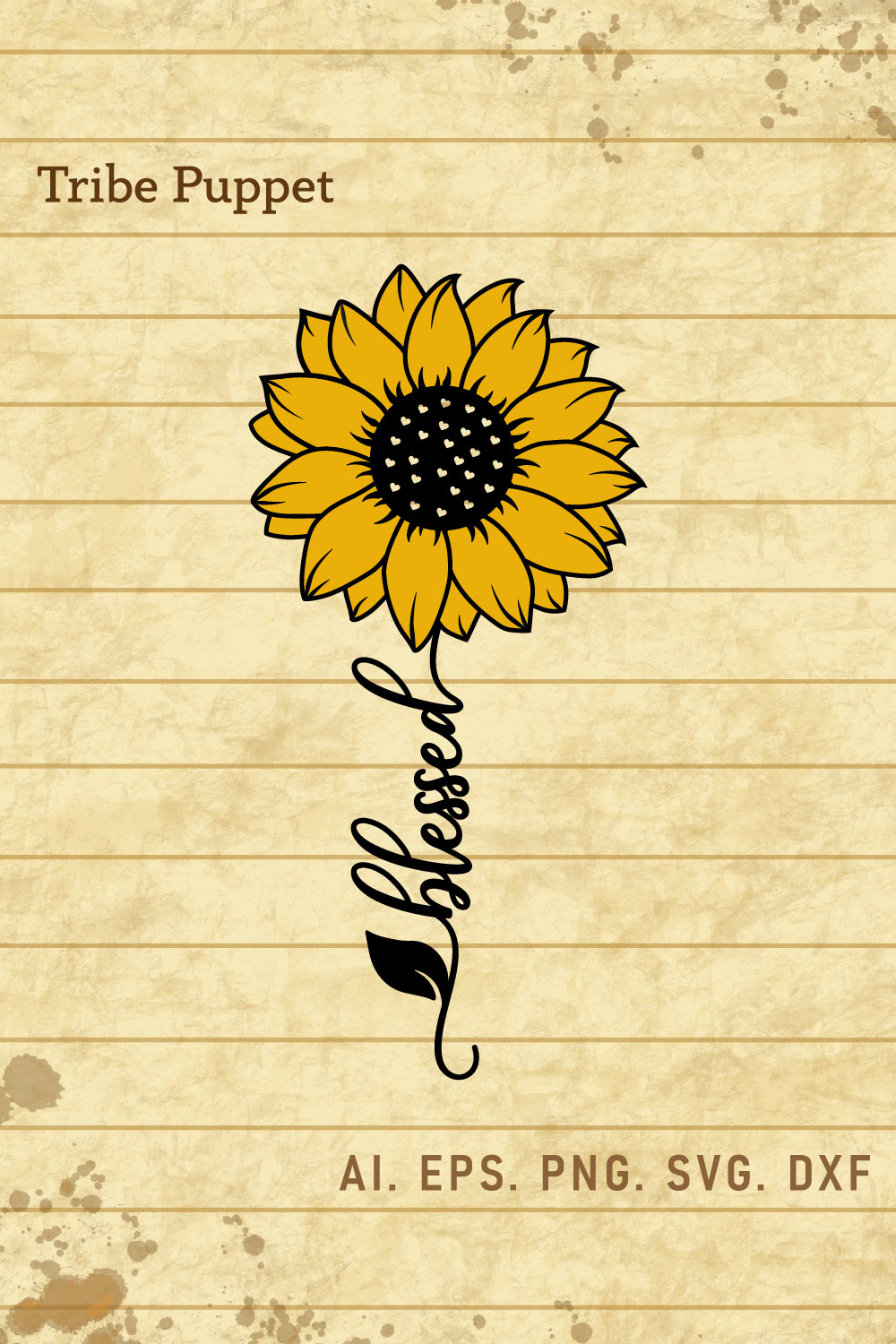 Sunflower 01 pinterest preview image.