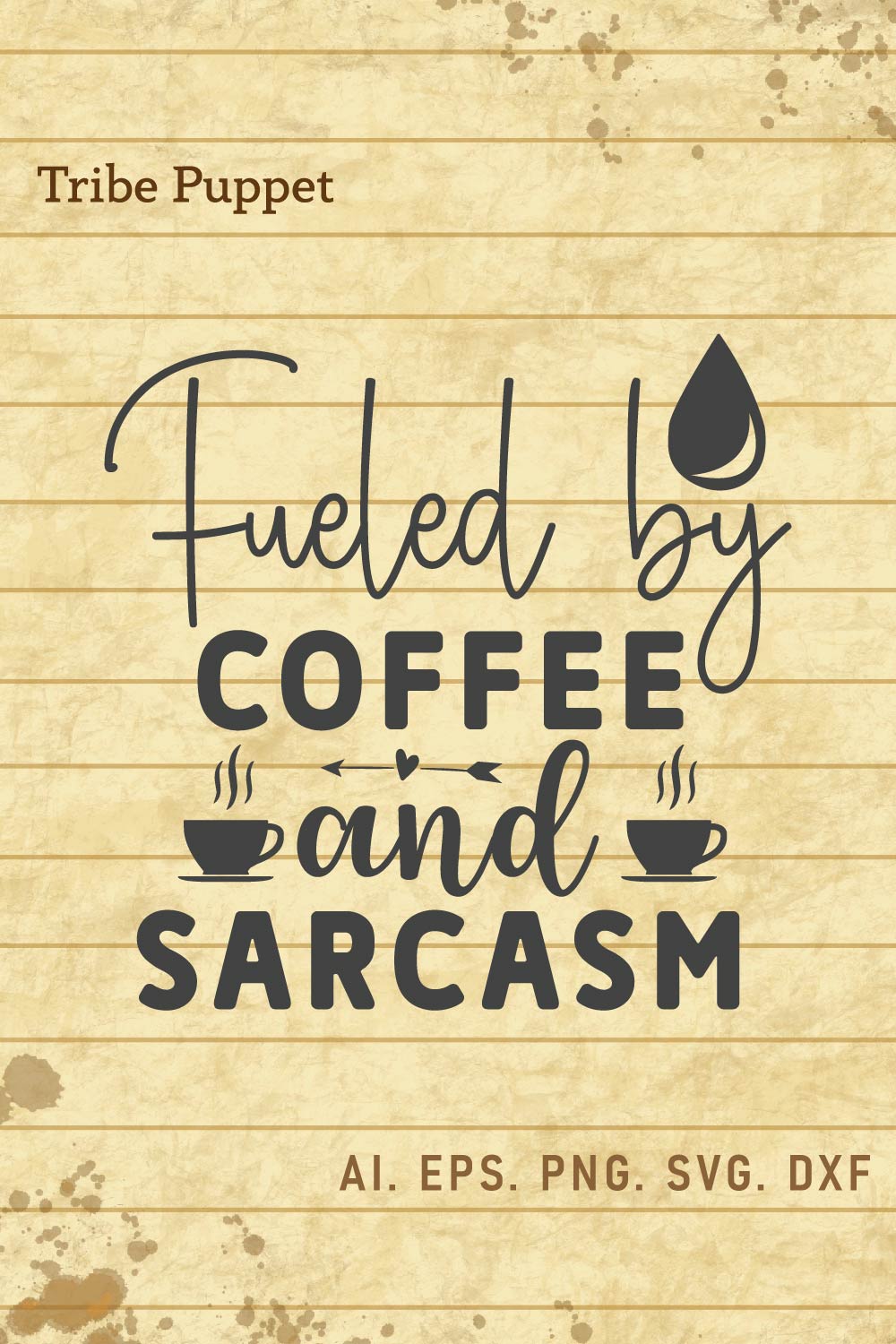 Sarcastic Typography pinterest preview image.