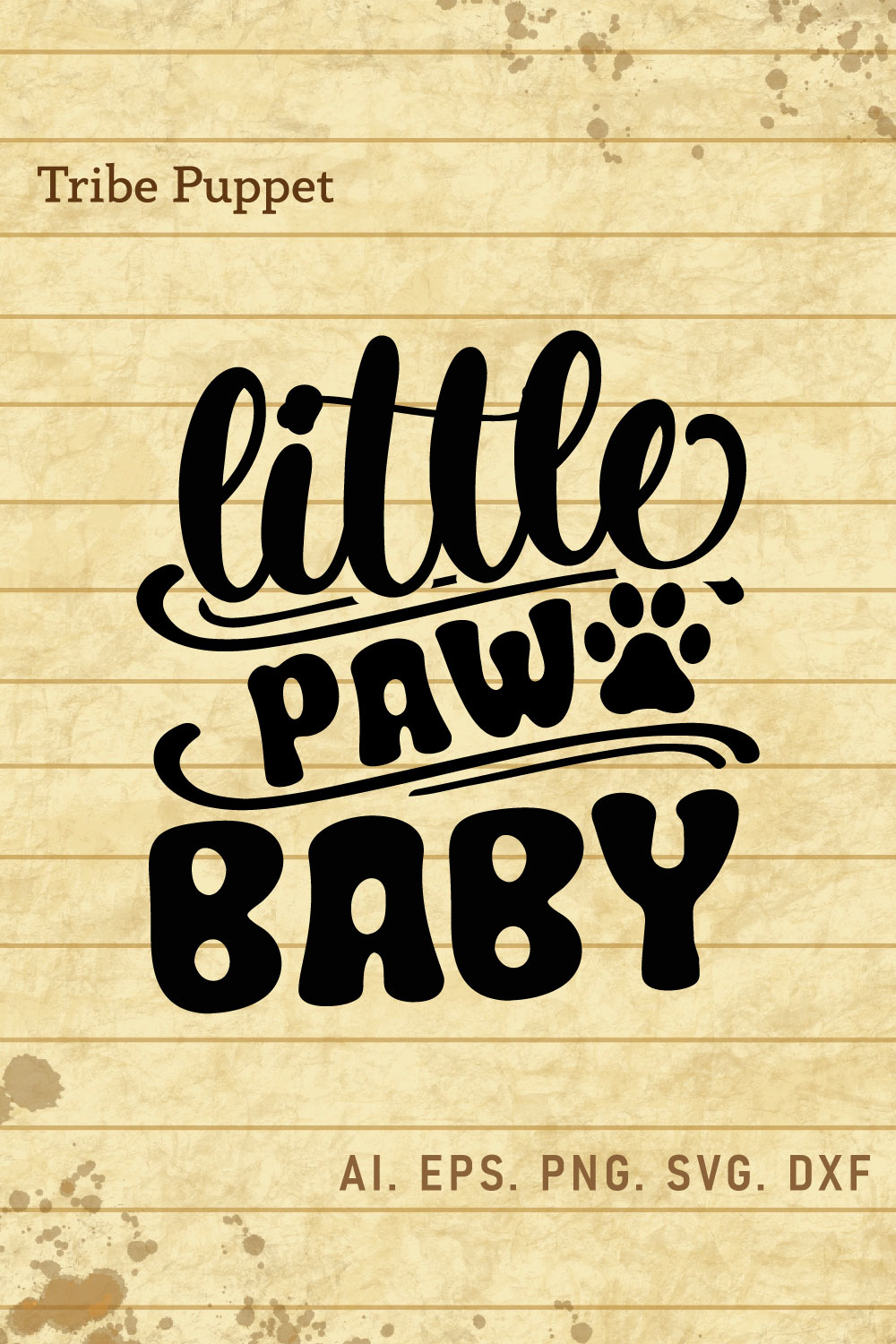 Animal Typography pinterest preview image.