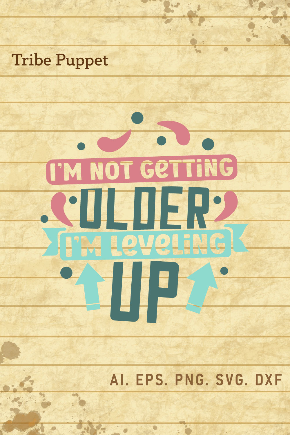 Older Typography pinterest preview image.