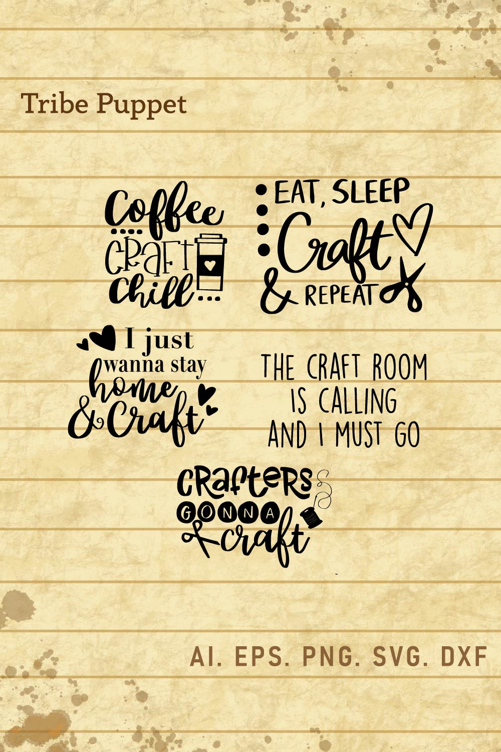 Coffee Typography pinterest preview image.