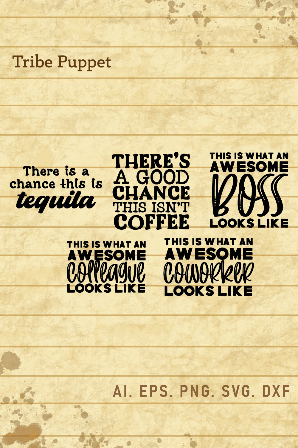 Quotes Typography pinterest preview image.