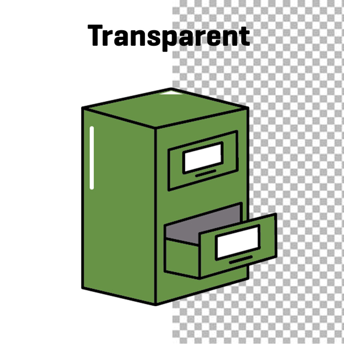 File Cabinet Clipart | File Archiver Clipart preview image.