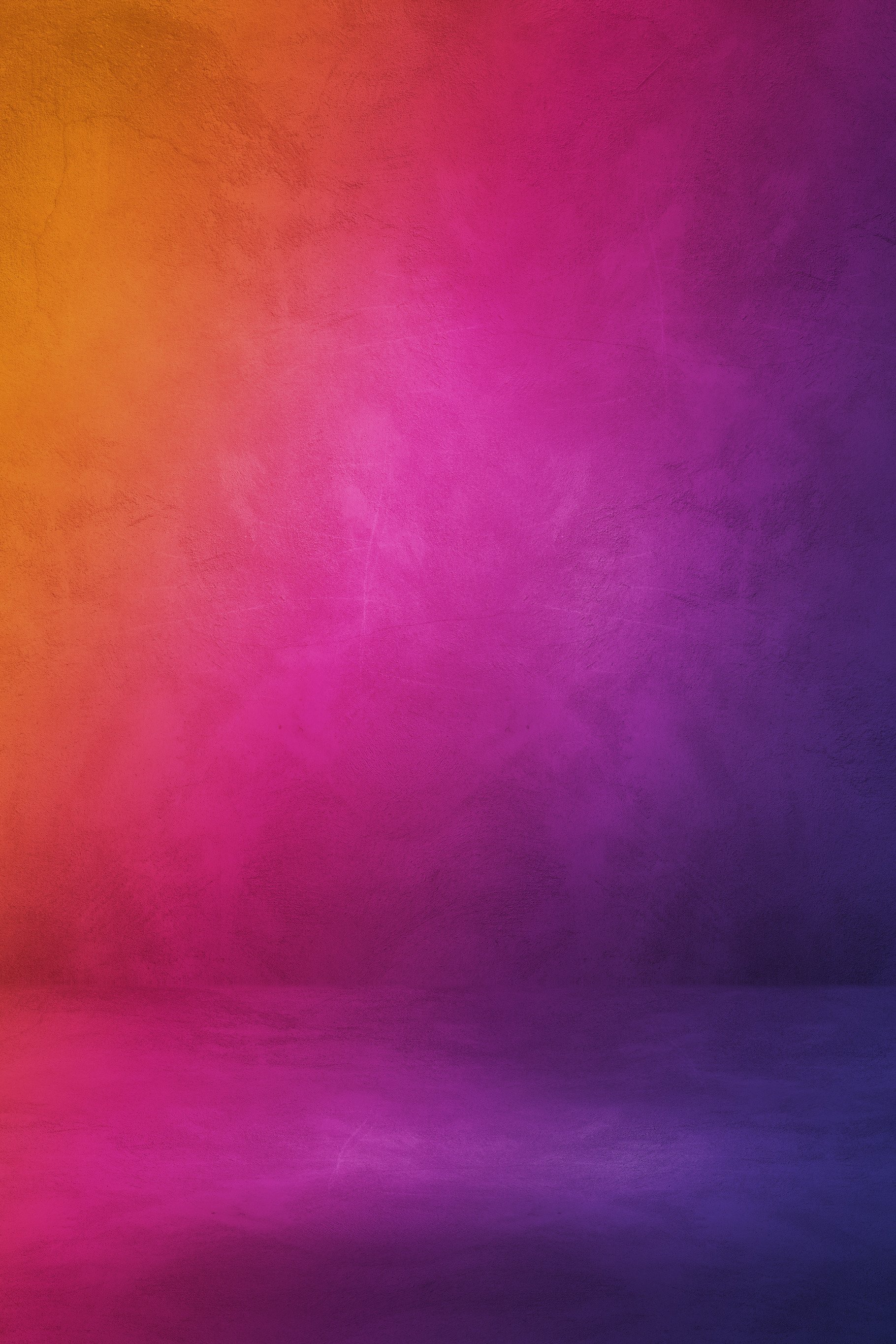 Empty Dark colorful concrete interior background preview image.