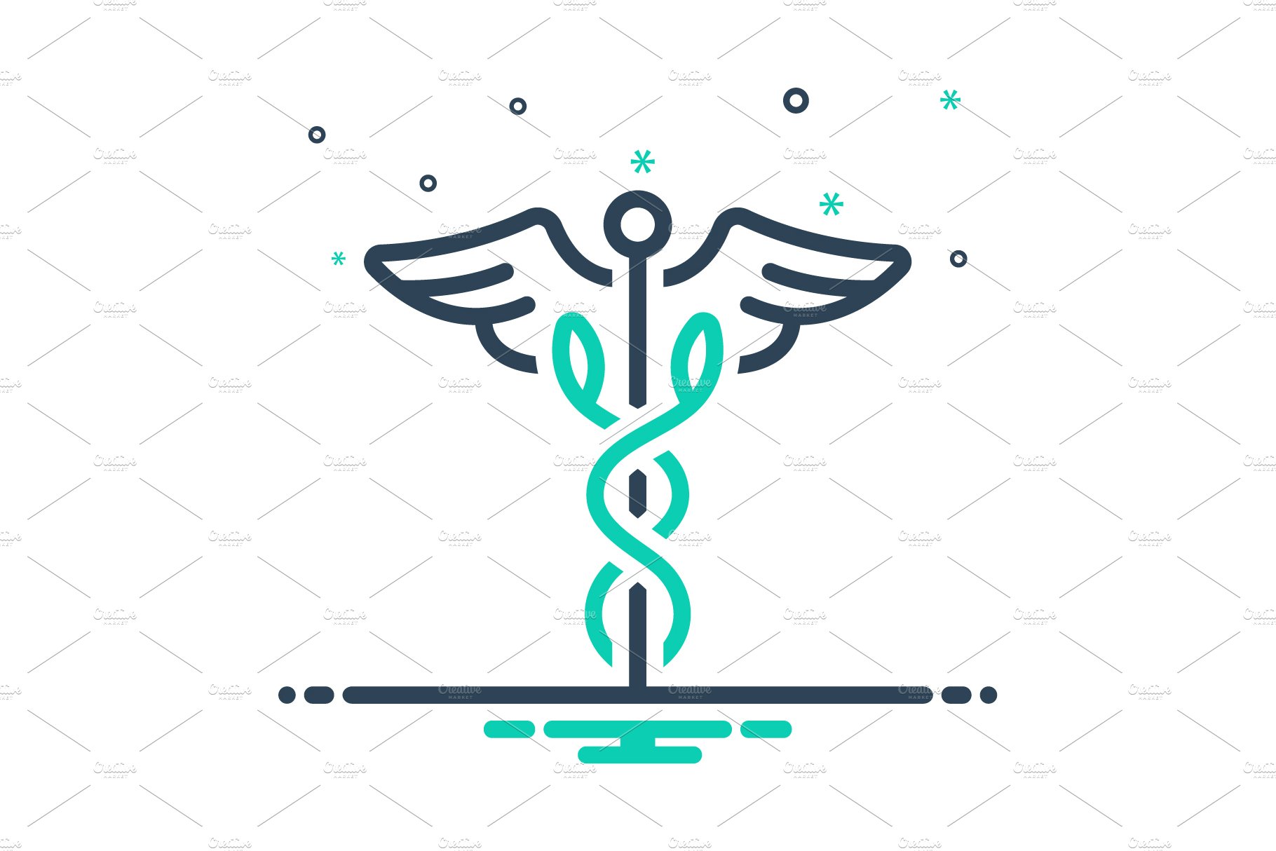 Medical clinic mix icon cover image.