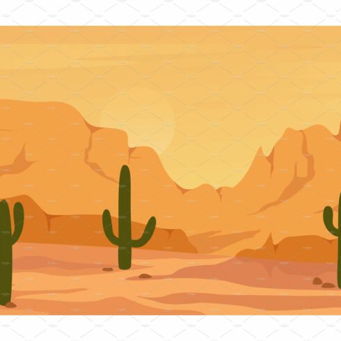 Mexican desert nature landscape cover image.