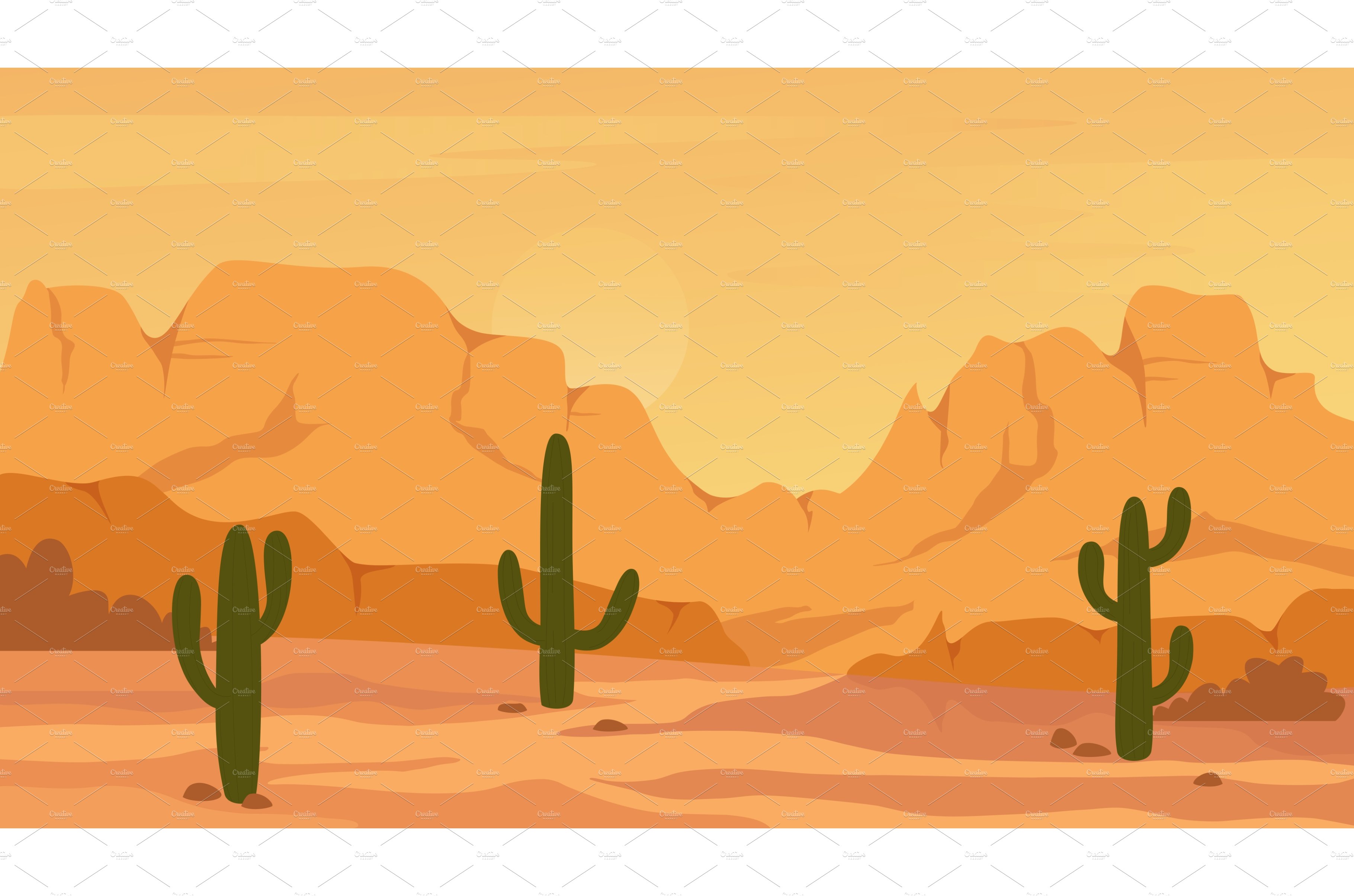 mexico desert landscape