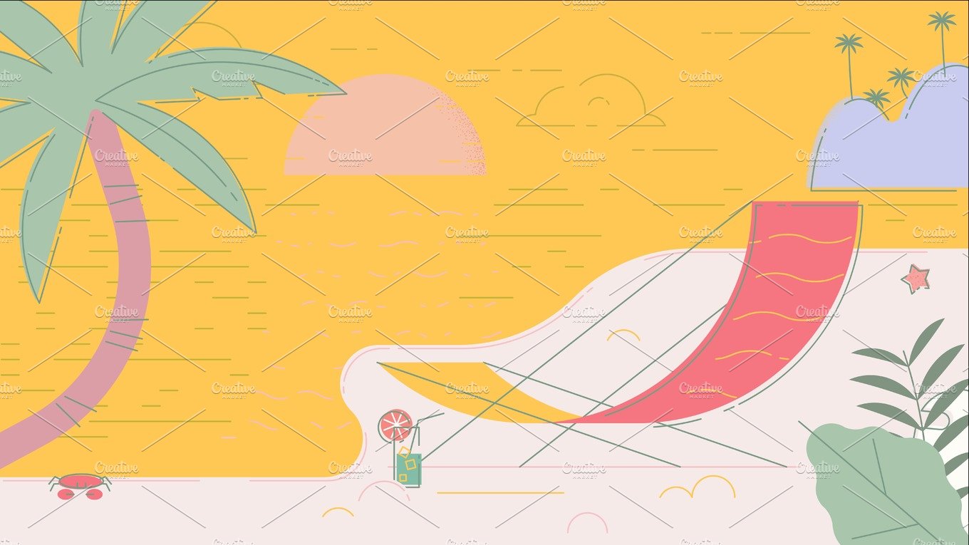 Beach Summer Illustration cover image.