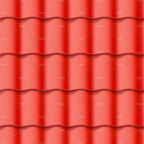 Tiled roof seamless pattern cover image.