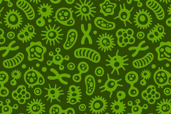 Microbes, Virus and Bacteria Pattern cover image.
