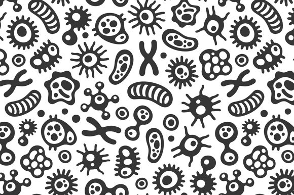 Microbes, Virus and Bacteria Pattern preview image.