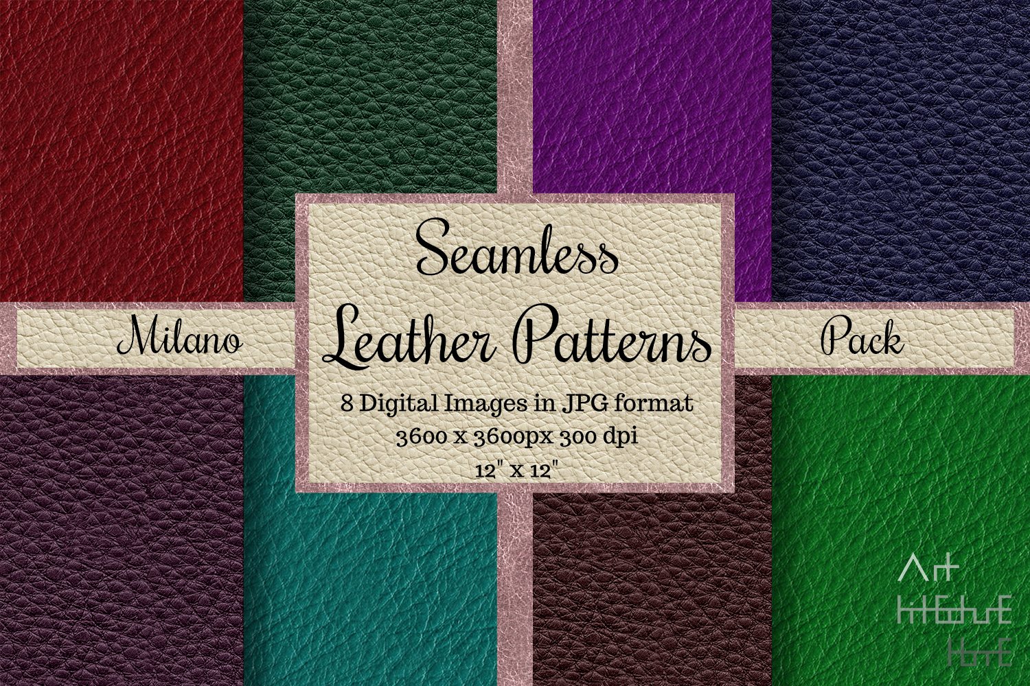 Seamless Leather Patterns - Milano cover image.