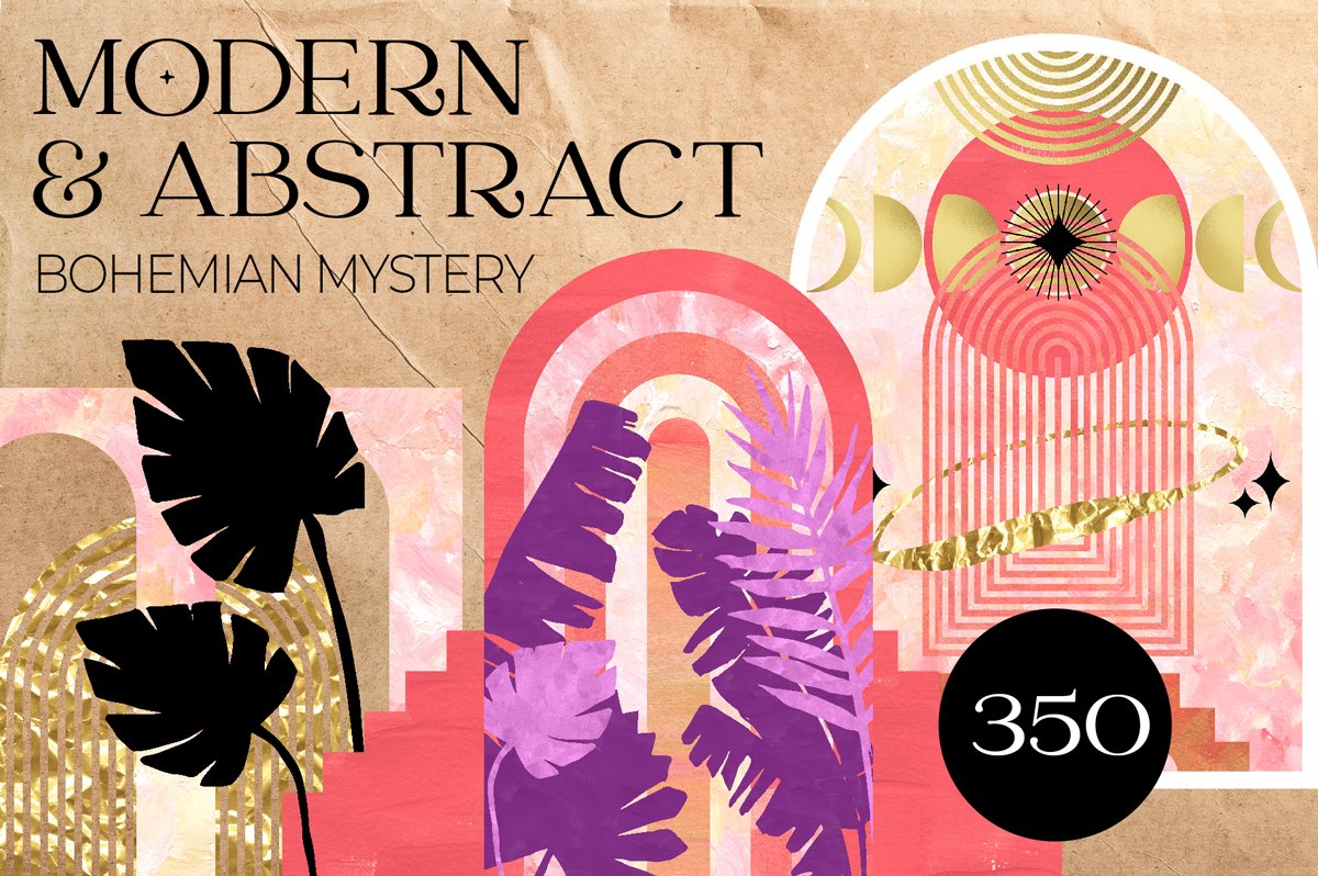 Modern & Abstract. Bohemian mystery cover image.