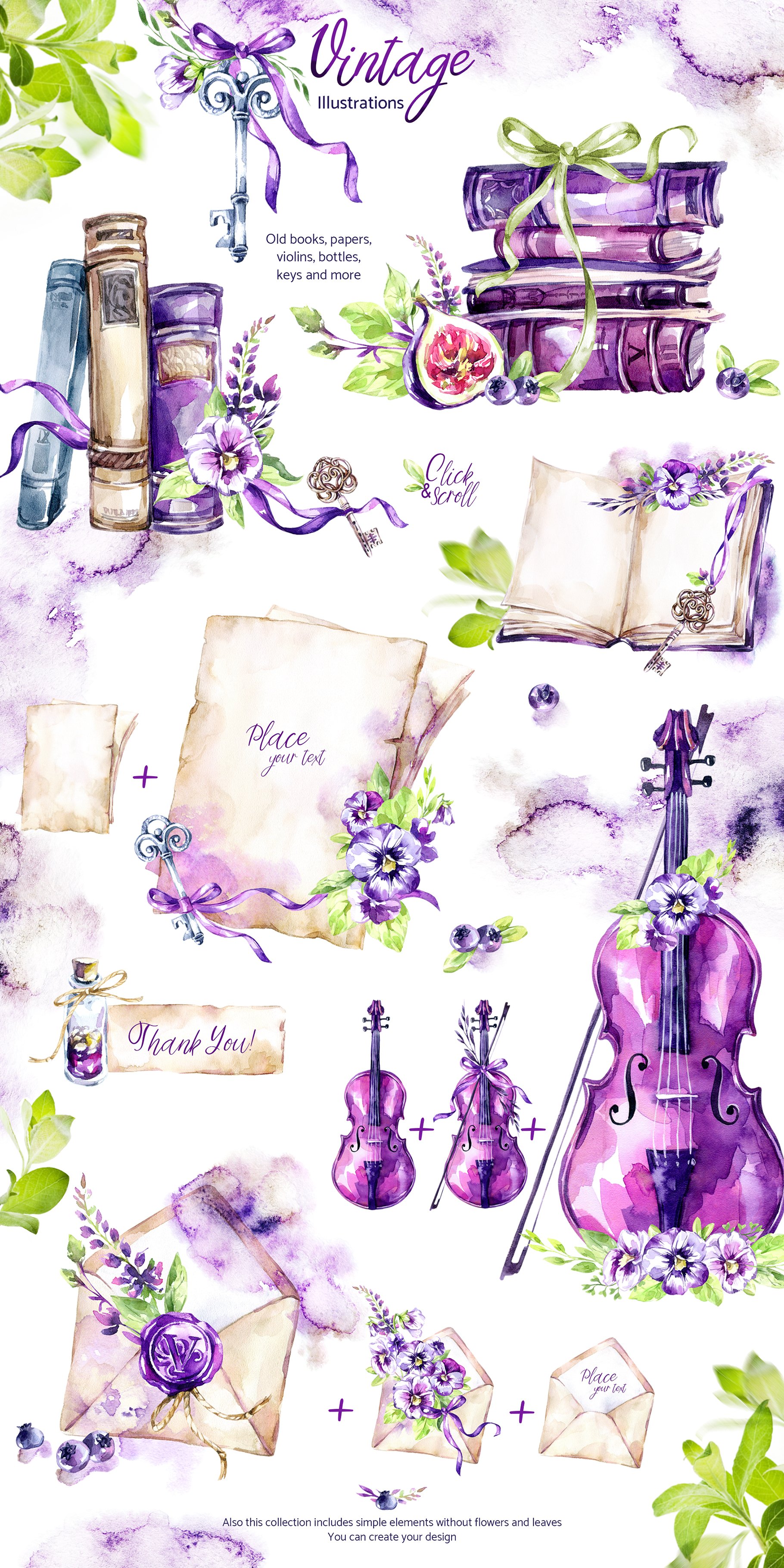 "Violet Melody" Collection preview image.