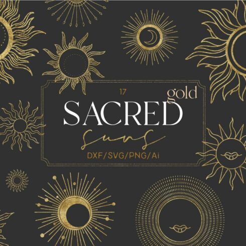 Sacred gold suns cover image.