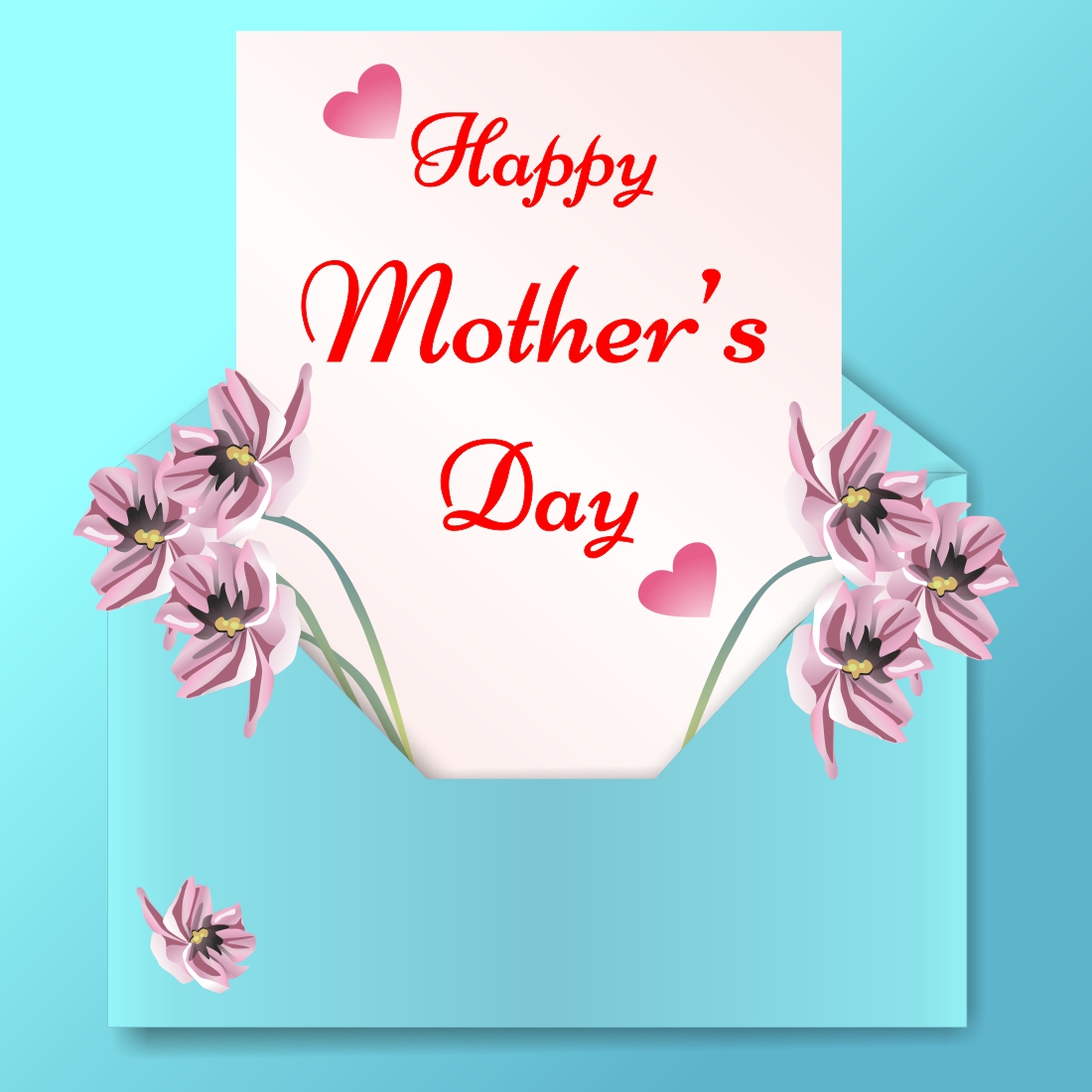 happy mother's day greeting card preview image.