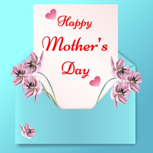 happy mother's day greeting card cover image.
