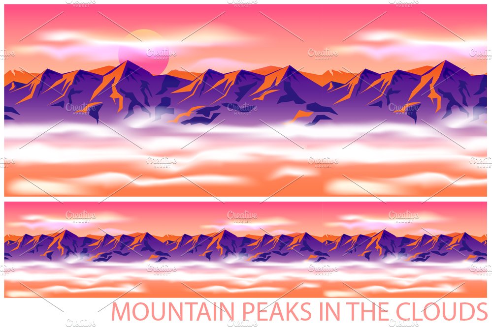 Mountain Peaks in the Clouds cover image.