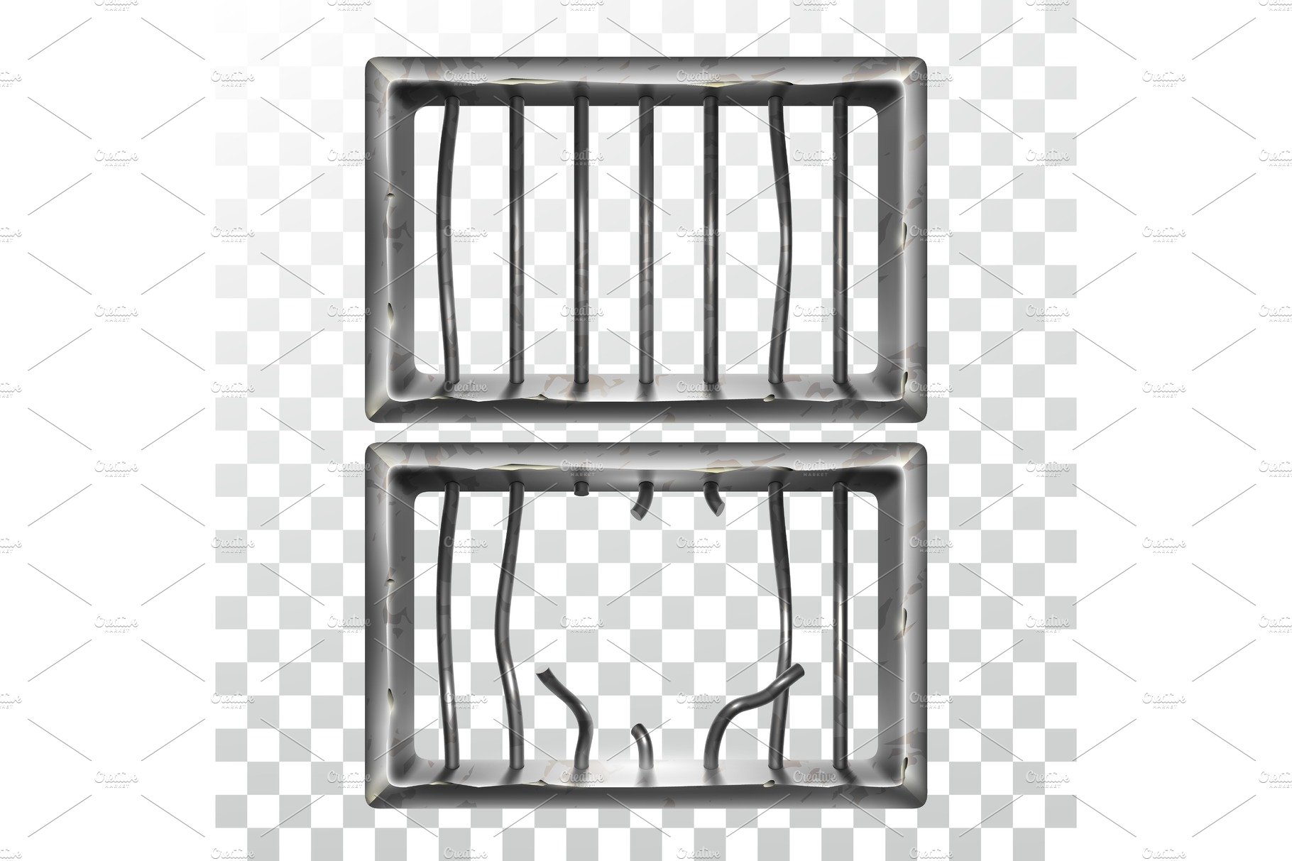 Prison Window And Broken Metallic cover image.