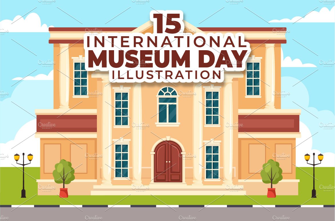 15 Museum Day Illustration cover image.