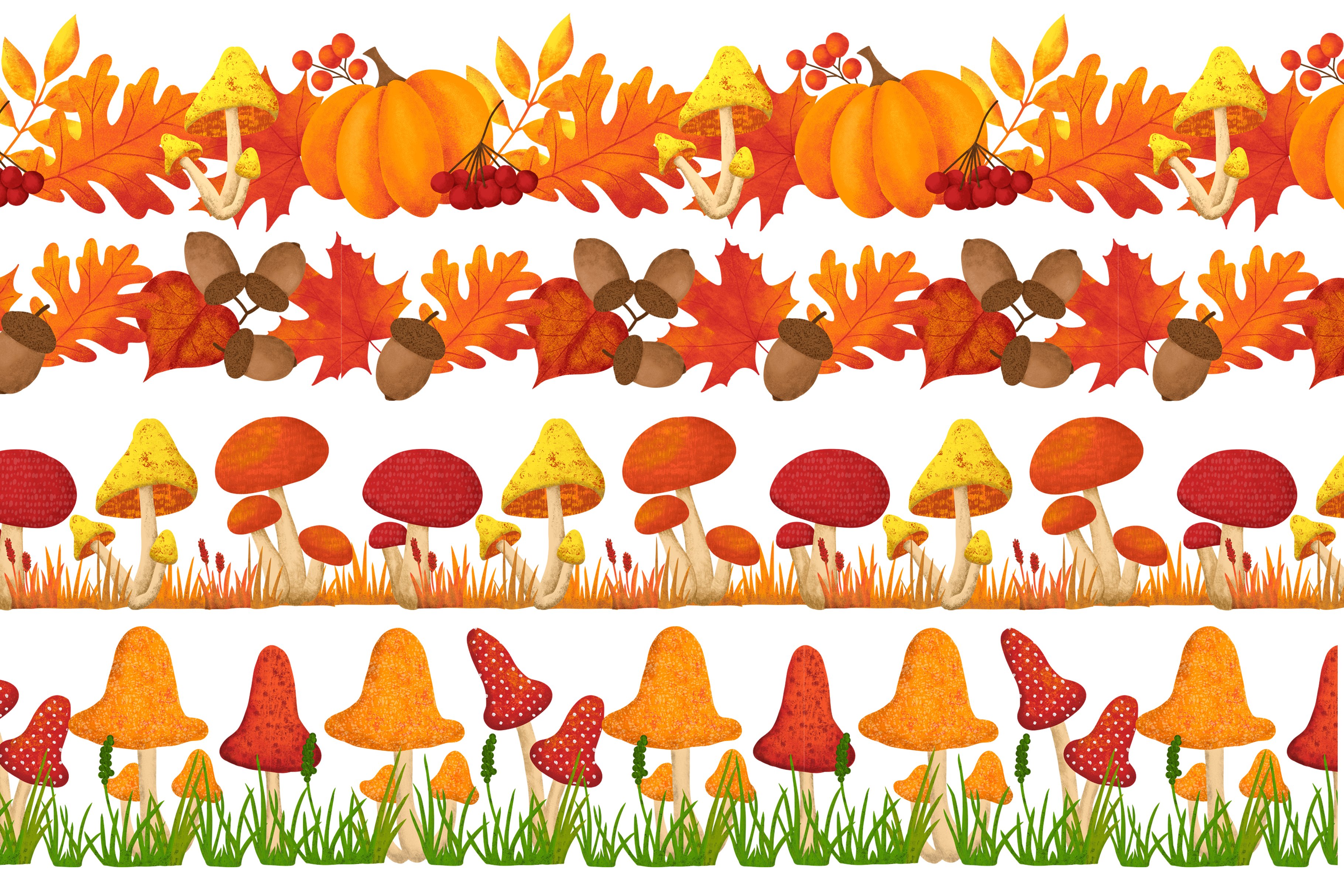 mushroom borders preview 1 349