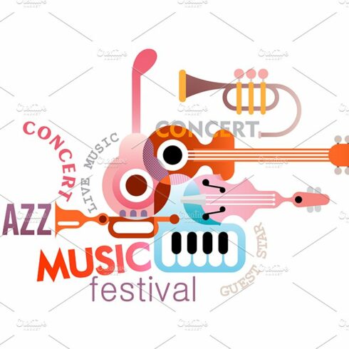 Music Festival Vector Poster Design cover image.