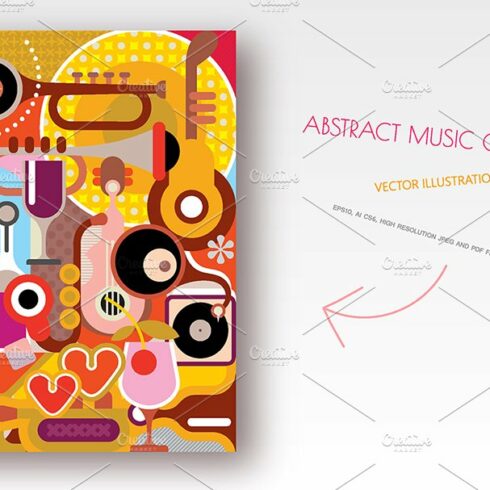 Abstract Music Collage cover image.