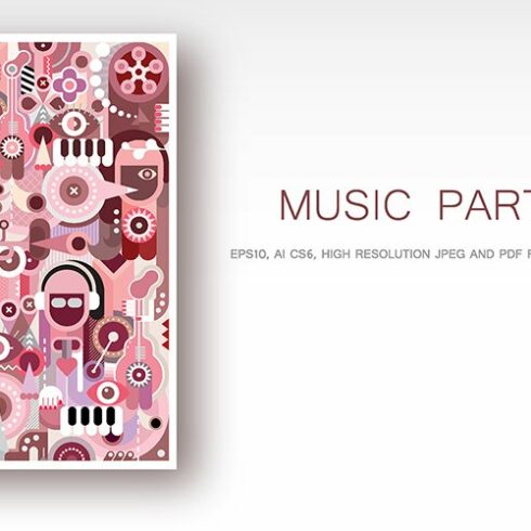 Musicians Vector illustration cover image.