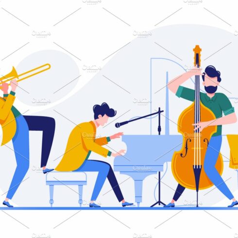 Group of musicians cover image.