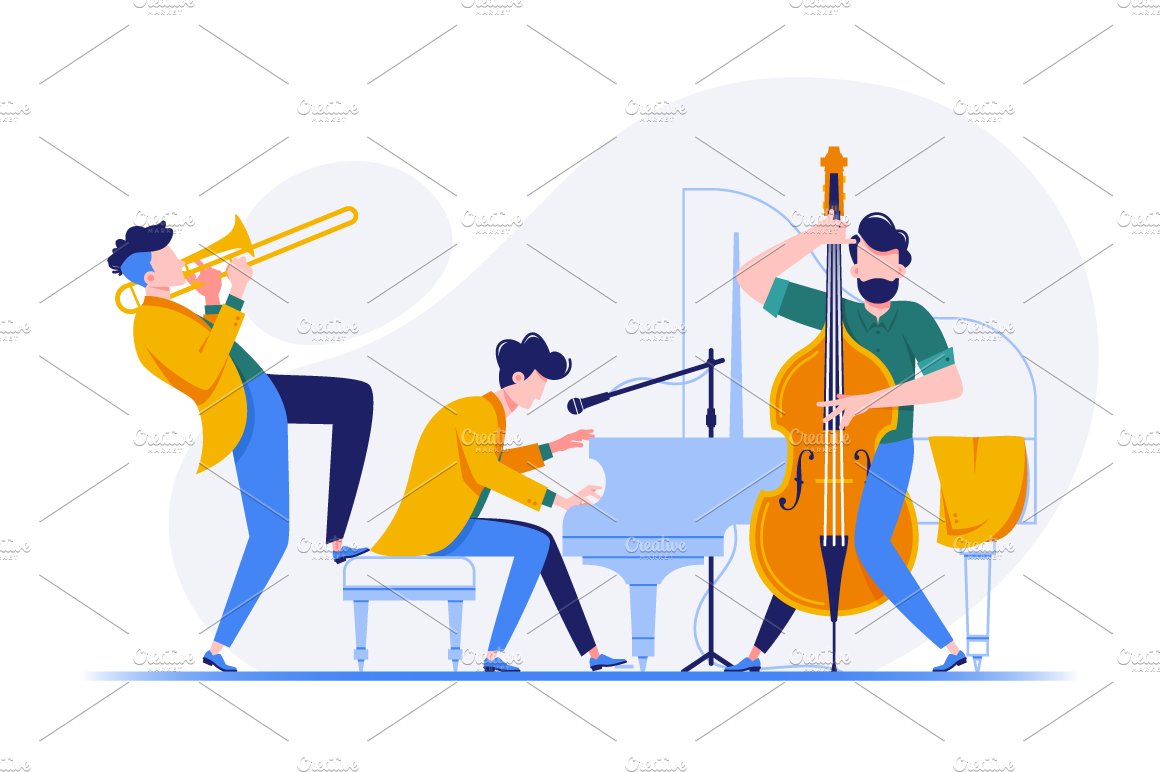 Group of musicians cover image.