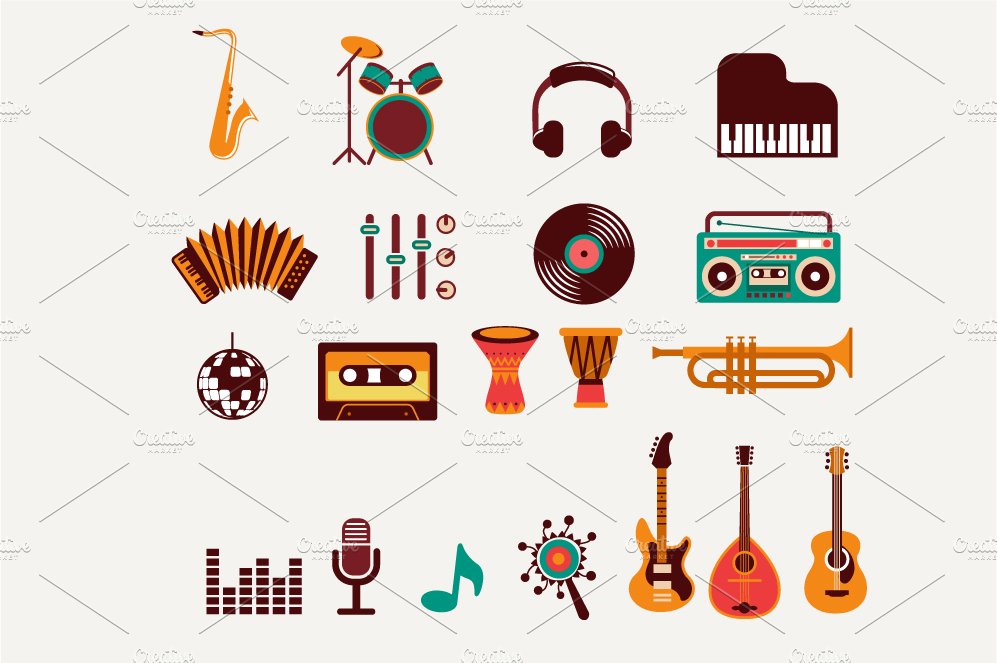 Music infographic preview image.