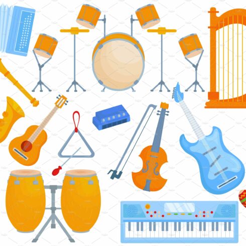 Music instrument collection cover image.