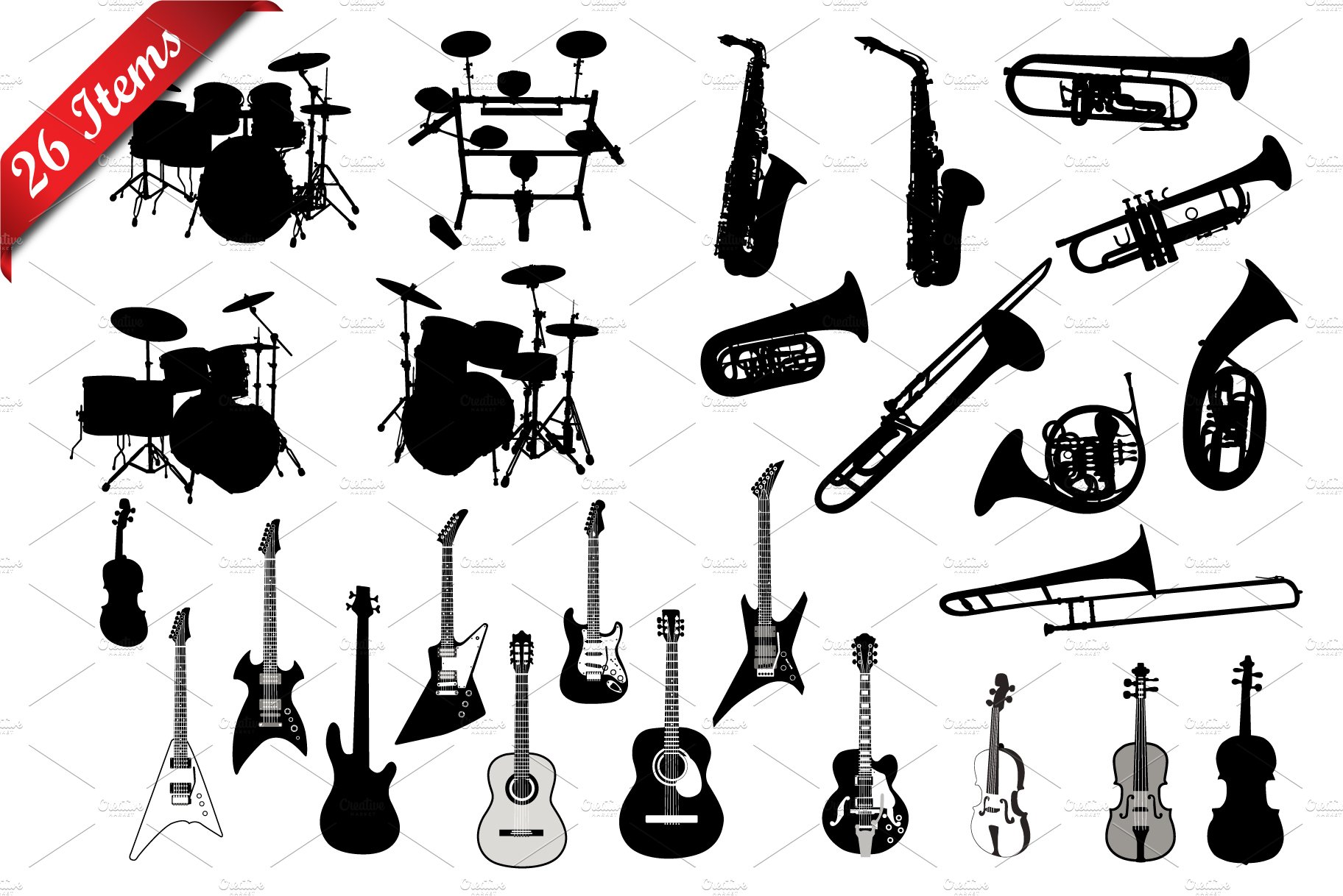 Musical Instruments Set cover image.