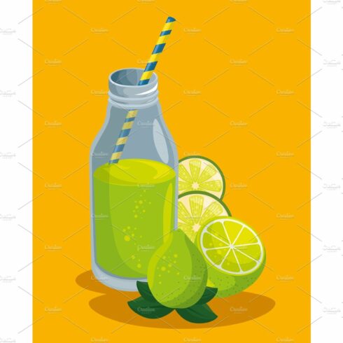 Fruit juice icon cover image.