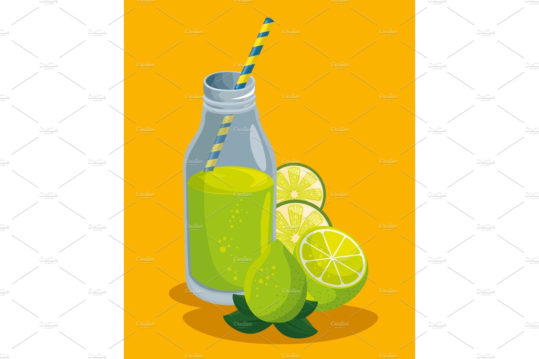 Fruit juice icon cover image.