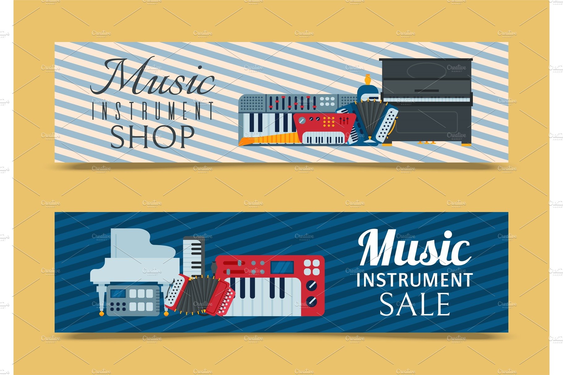 Music keyboard instrument playing cover image.