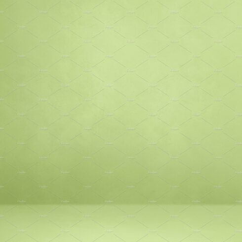 Empty light green concrete interior background cover image.