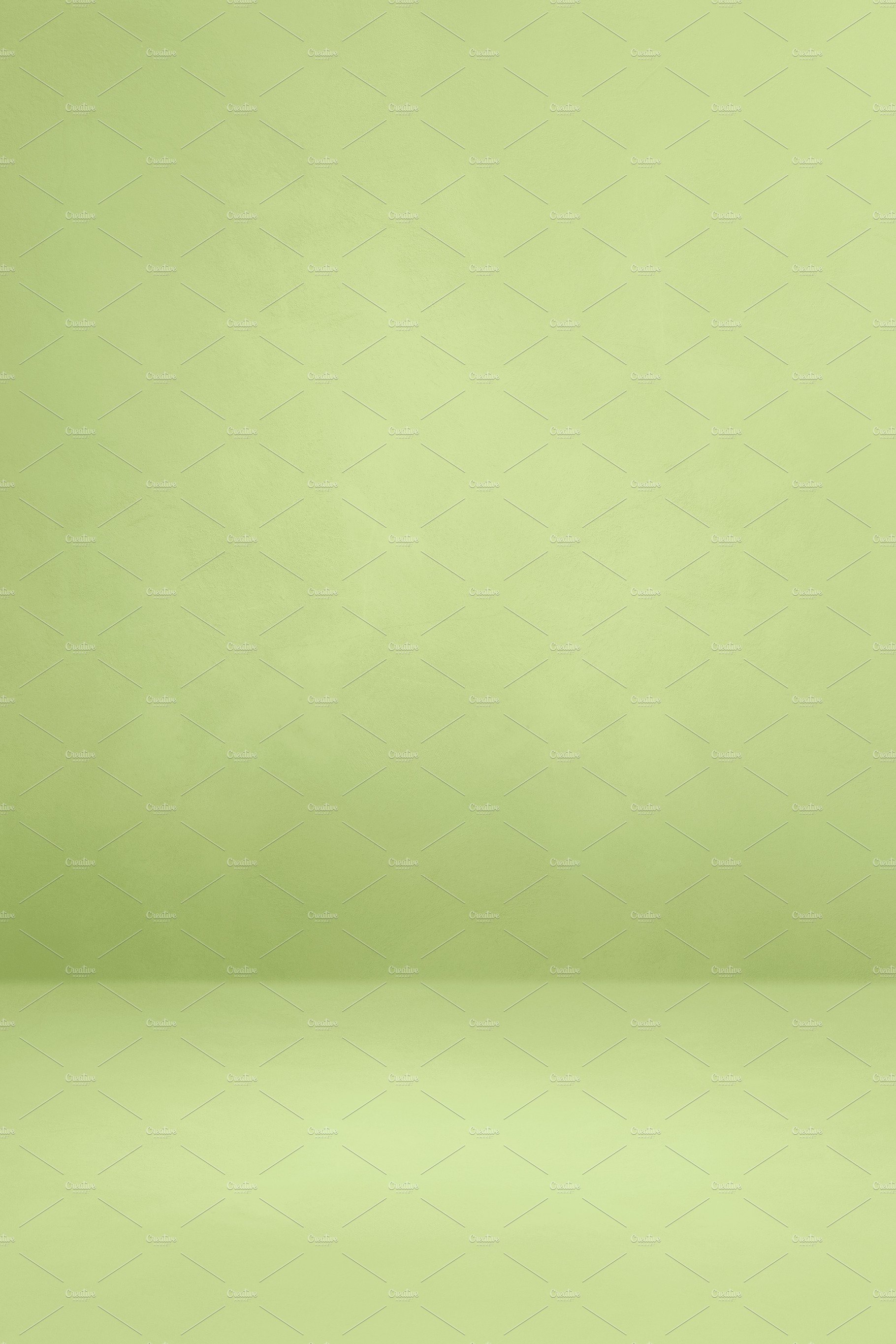 Empty light green concrete interior background cover image.