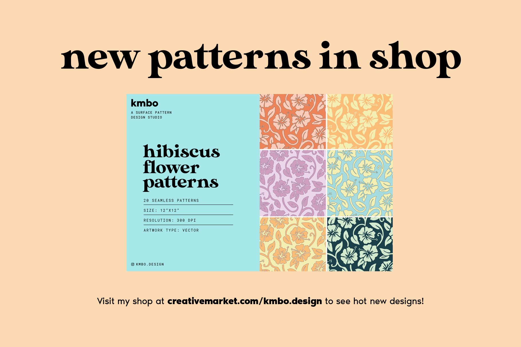 new hibiscus pattern 387