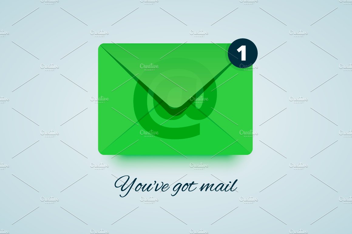 You've got mail illustration. cover image.