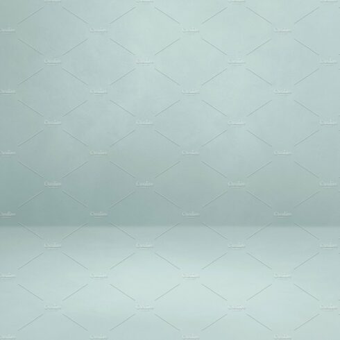 Empty light blue concrete interior background cover image.