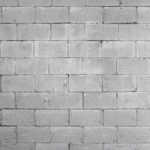 Cinder block wall background texture cover image.
