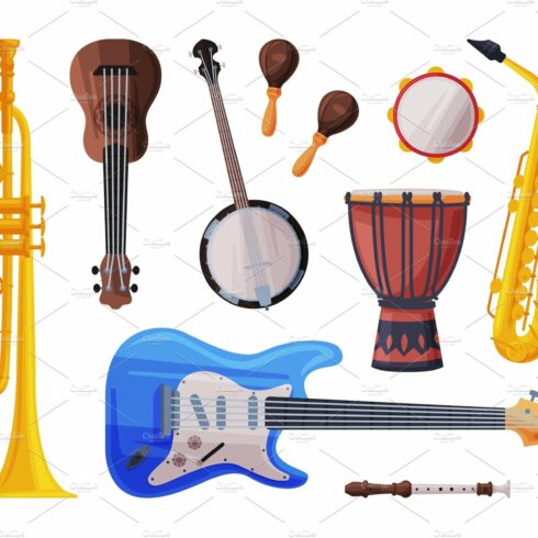 Musical Instruments Set, Cello cover image.