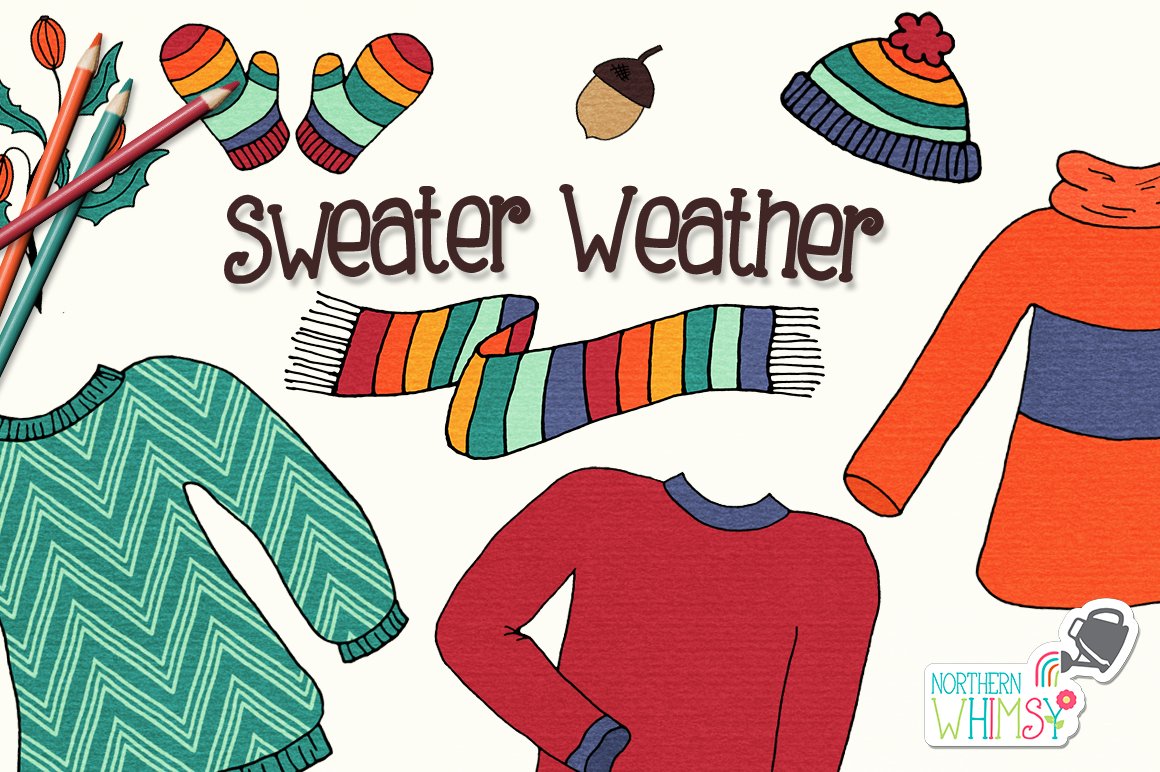 Fall Illustrations - Sweater Weather cover image.