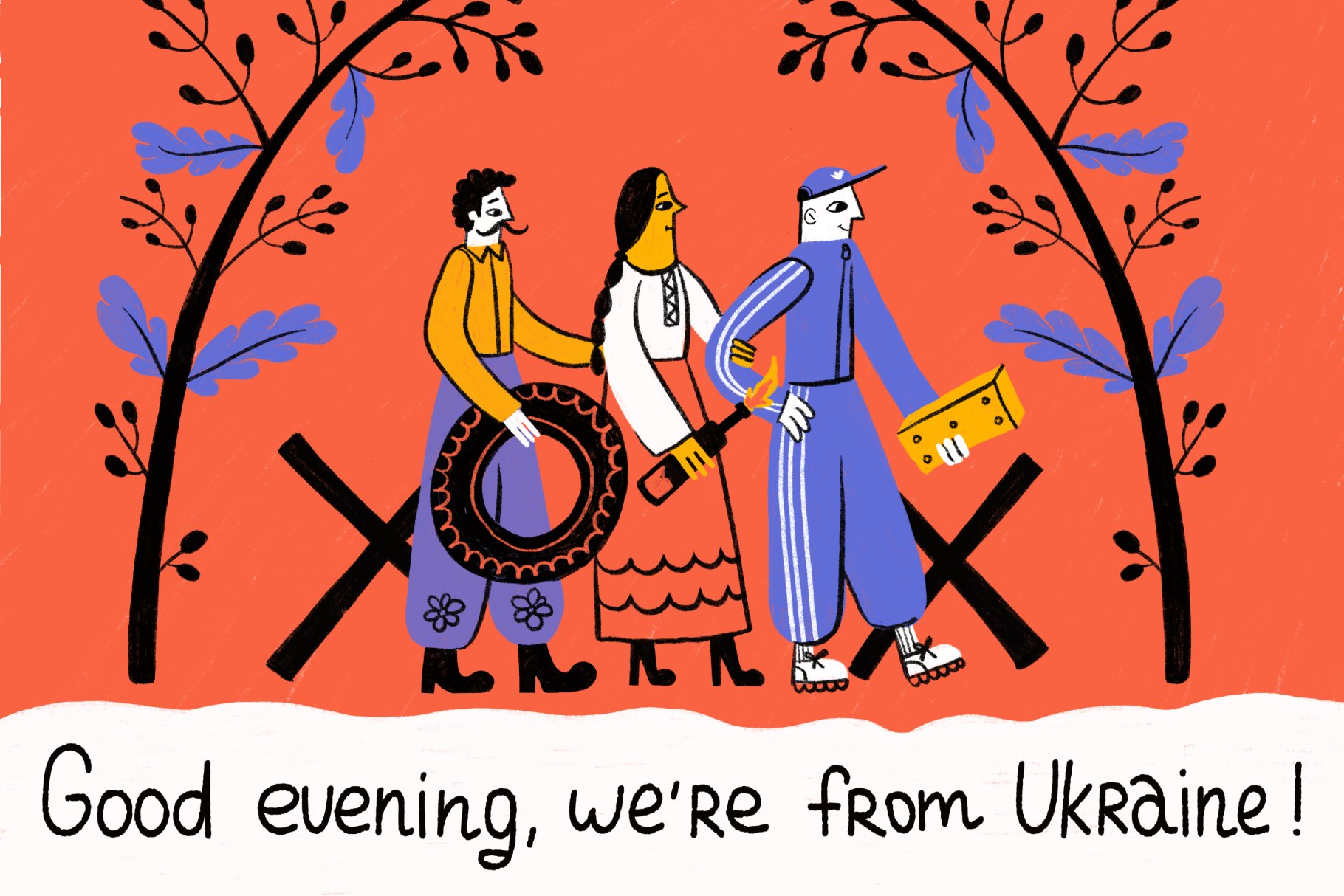 Good Evening, We're from Ukraine cover image.