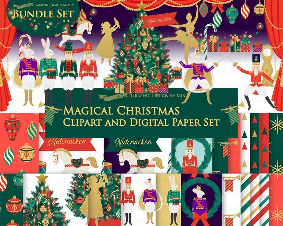 Nutcracker, Magical Christmas cover image.