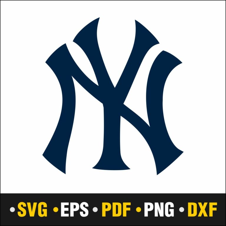 New York Yankees Svg, NY Svg. Vector Cut file Cricut, Silhouette, Pdf ...