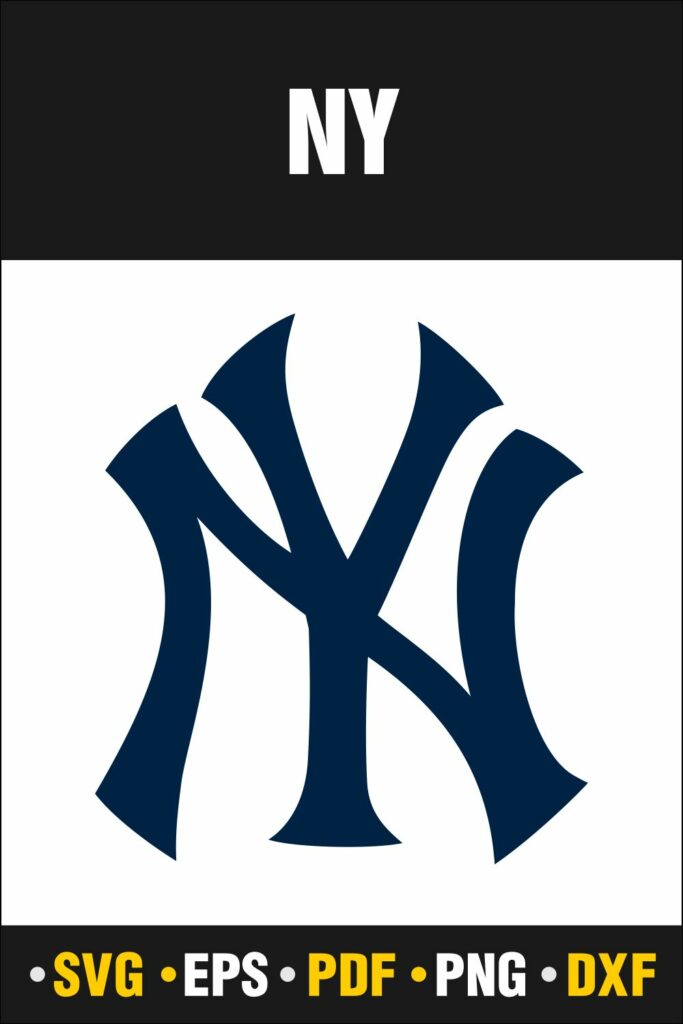 New York Yankees Svg, NY Svg. Vector Cut file Cricut, Silhouette, Pdf ...